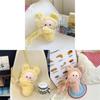 Plush Bunny Eared Sheep Shoulder Bag With Zipper Pocket For Daily Use