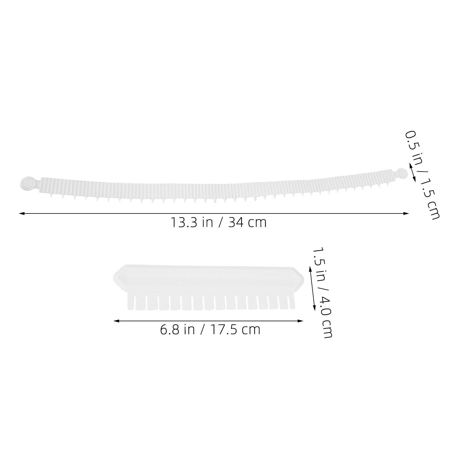 4Pcs Cake Decorating Fondant Tools - Arc Marking Ruler Set - Beginner Friendly Baking Tool for Symmetrical Arch Lines and