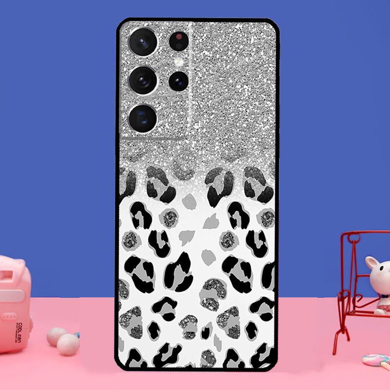 Leopard Print Black Cheetah Pattern Case For Samsung Galaxy S21 S22 Ultra S20 FE S8 S9 S10 Note 10 Plus Note 20 Ultra Coque