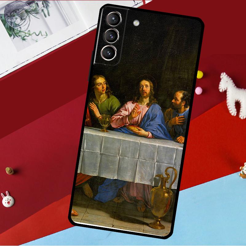 God Jesus Funda For Samsung Galaxy S26 S25 S24 S21 S22 S20 Ultra S9 S10 Plus S23 FE S25 FE Phone Case