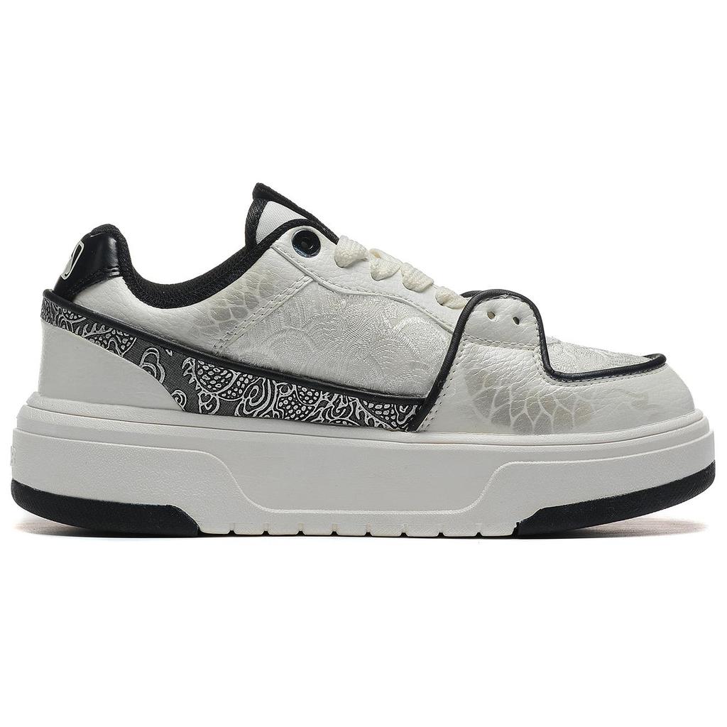 MLB Chunky Liner Auspicious Dragon Presents Good Fortune Low top Skateboard Shoes Unisex White 3ASXCA12N-50WHS(Team54-)