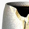 Marui Seito Shigaraki Ware Hechimon Flower Vase, Large, Vertical, Brown, Manju (Longevity) Buddhist Altar, Ceramic, MR-1-2568, 29cm