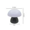 Mushroom LED Table Lamp Touch Dimming USB Charging Night Light for Bedroom/Desk/Coffee Bar Decorative Ambient Night Lighting
