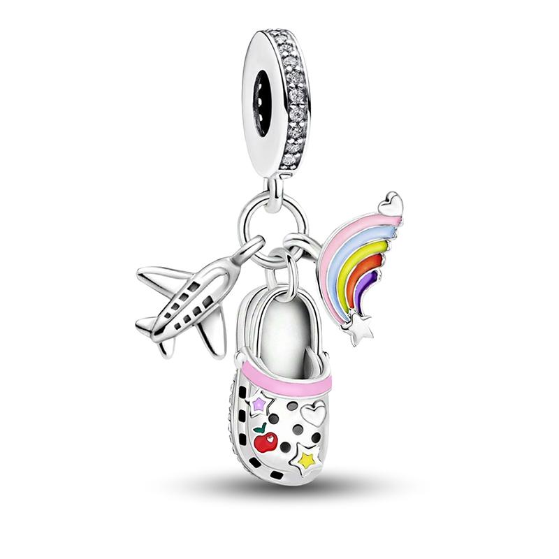 Copper Pink Crown Perfume Charms Beads Fit Diy Bracelet Necklace Making Gift Of High Quality Jewelry For Womens