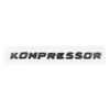 3D KOMPRESSOR Emblem Badge Letters For Benz W203 W204 W211 W210 C SLK Class ABS Glossy Black Chrome Trunk Logo Decal Accessories IX3