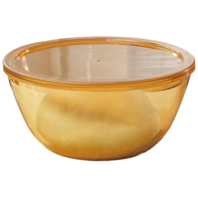 Gnas Hitzebeständige Glas-Rührschüssel mit Deckel