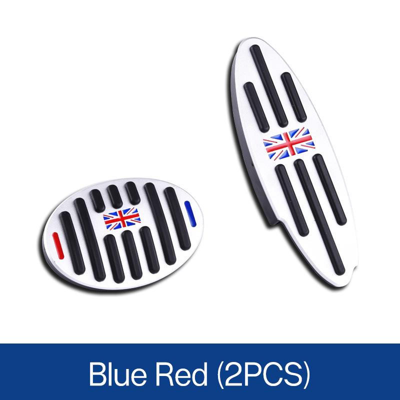 

Pedal Covers Foot Pedals Pads Brake Accelerator Pedal Covers Accessories for Mini Cooper F54 F55 F56 F57 F60 Clubman Countryman blue red 2pcs