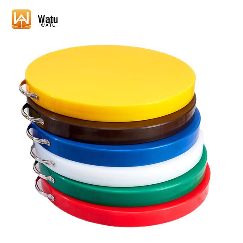 Круглая пластиковая разделочная доска WATU из ПЭ 43cm 2cm