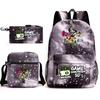 New Hacker Junior Starry Sky School Bag Three-piece Set 10 Heat Transfer Personalized Backpack Leisure Bag