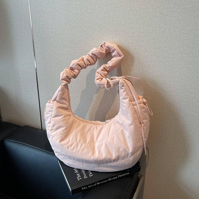 Lazy Wind Bag Women's Large-capacity New Spring and Summer Leisure Niche One-shoulder Crossbody Commuter Dumpling Bag