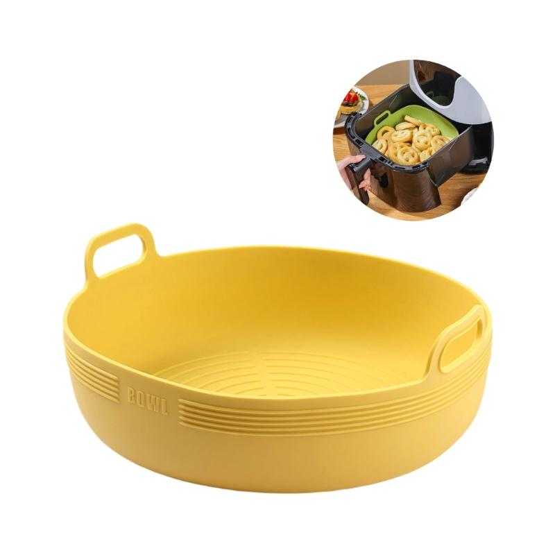

Food Grade Silicone Baking Pan Heat Resistant Up To 482F Nonstick Design Work With Ovens And Microwave жёлтый