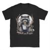 Raccoon Eating Instant Noodle Cup Funny Gifts For Women Unisex T Shirt Summer Cotton T Shirts For Adult Pattern Tee Shirt Clothing