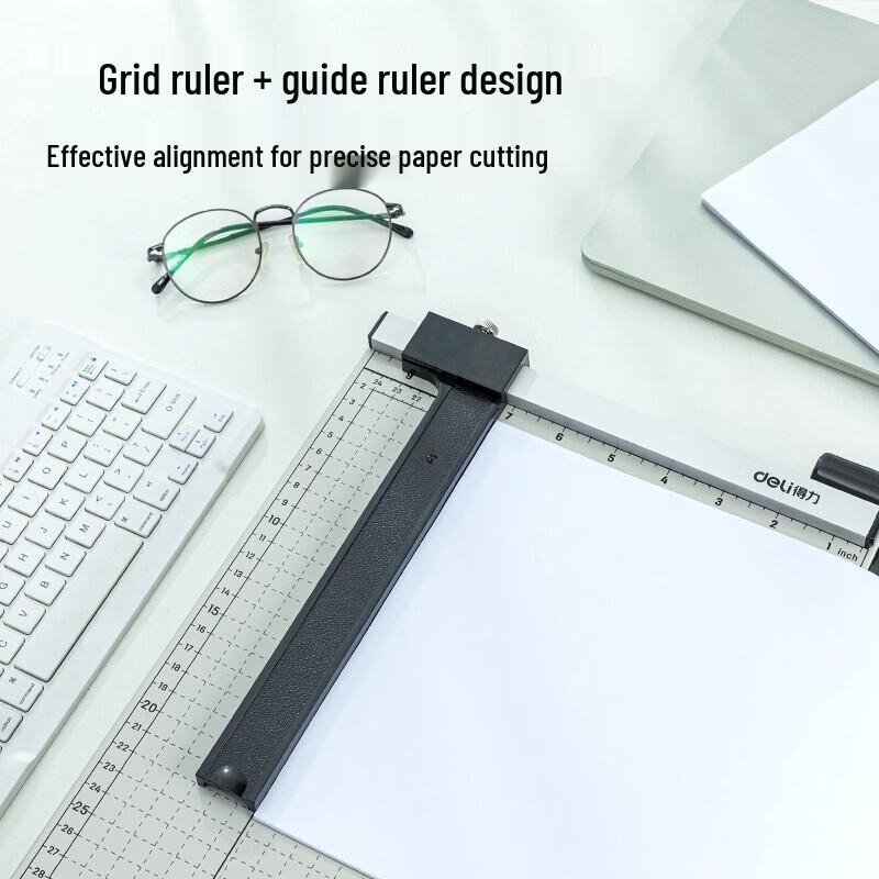 Deli A4 Manual Steel Paper Cutter CN plug (adapter included)