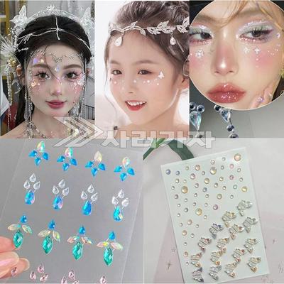 Face Sticker, Cubic Makeup On the Face, 1 Star,
