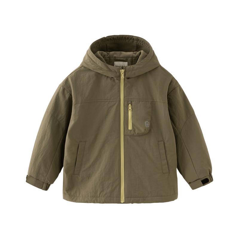 DAVE & BELLA Boys' Hooded Waterproof Outdoor Jacket