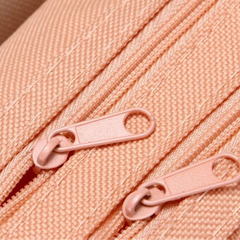 Astuccio portapenne di grande capacità, portapenne da viaggio, astuccio portapenne in tela, astucci per trucco da viaggio per studenti, donne e scuola