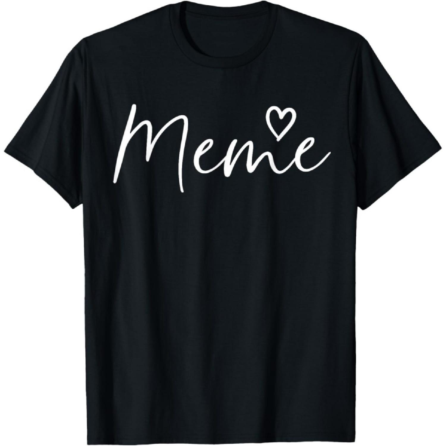 Meme Gifts For Women Grandma Heart Mother s Day Meme T-Shirt XXXXXL