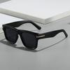 New European and American Trend Square Sunglasses Retro Fashion Men's and Women's Sunshades T Glasses Flat Light Anti-blue Light