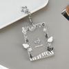 Angel Piano Themed 3 Inch Photocard Holder Acrylic Hard Card Sleeve Scratch Resistant Protector for Idol Card Collection