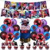 Into Spiderman The Spiderverse Birthday Party Flag Pulling Decoration Set