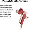 Drywall Wall Painting Sprayer with 3 Nozzle (4.0mm/6.0mm/8.0mm), Adjustable Air Hopper Spray Gun Texture Tool, for Walls and Ceiling(3L/0.66gal
