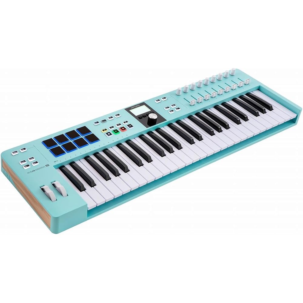 Arturia Controlador de teclado MIDI KeyLab Essential 49 mk3 Aquamarine