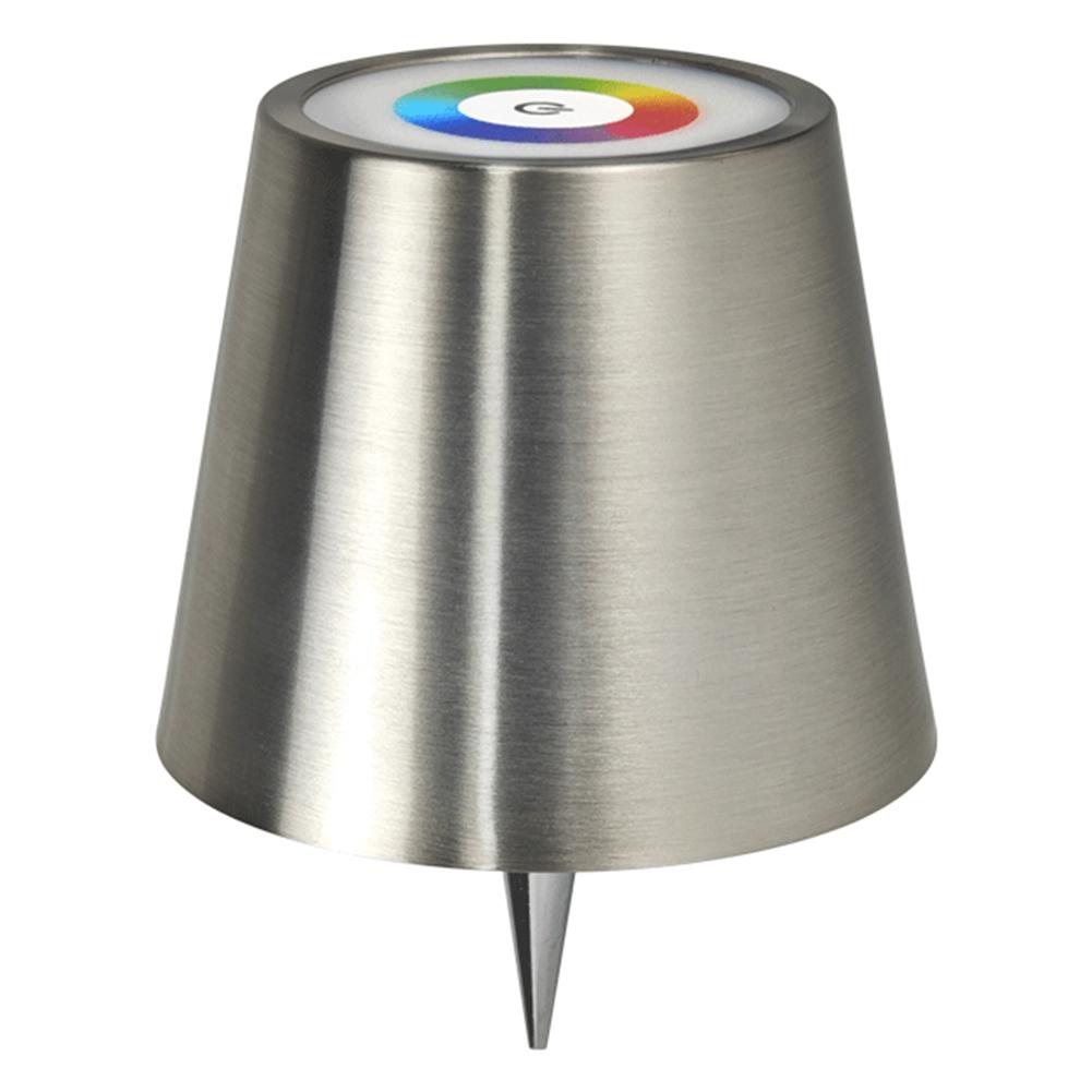 Wireless Bottle Lamp LED Wine Bottle Base Rechargeable Vases LED Light Portable Warm Light & RGB Wireless Touch Table Lamp