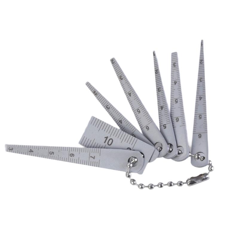 Multipurpose Stainless Steel Gaps Gauge Tapered Ruler Measuring Tool Set for Professional Use In Construction and Design