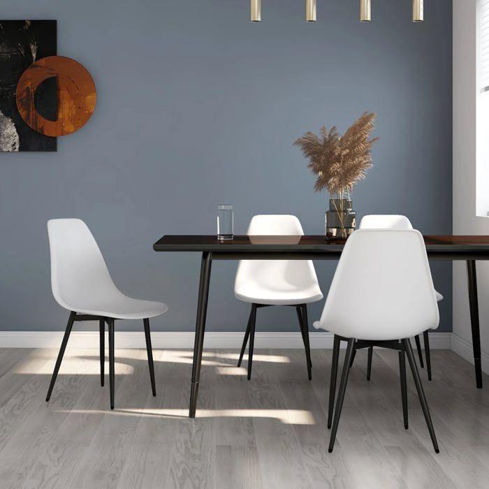 VidaXL 4x Chaises de Salle à Manger Sièges de Cuisine Chaises à Dîner Chaises de Repas Meubles de Cuisine Maison Intérieur 338043
