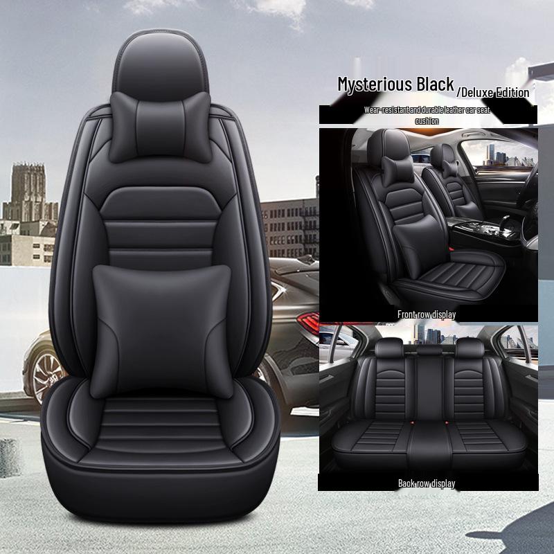Full Surround Leather Car Seat Cover - Breathable, All-Season Comfort