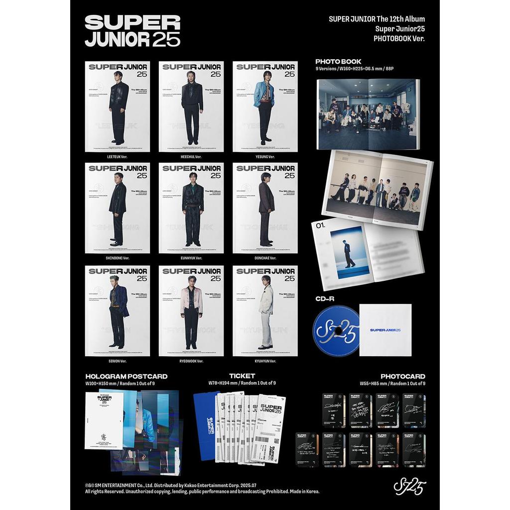 (FOTOLIBRO Ver.) Super Junior [Super Junior25] 12° Album Completo