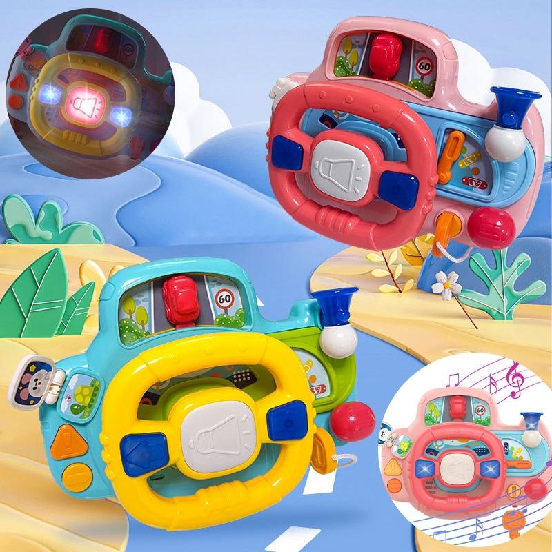 Multi-functional Children's Toy Steering Wheel With Lights And Music By Huang Er