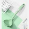 Heat Resistant Silicone Kitchen Utensils Set Easy to Clean Non-Stick Spoon And Cooking Spatula Set Green