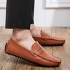 Fashion Big Size 49 Man Leather Shoes Slipons Classic Summer Male Flat Shoe Genuine Leather Men's Loafers Moccasins Casual Driving Shoes