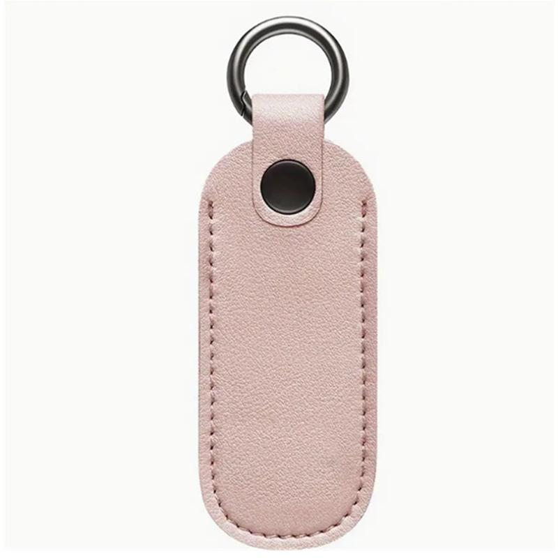 Leather U Disk Pouch Key Ring Holder Usb Flash Drive Storage Bag Pendrive Protective Cover Memory Stick Case