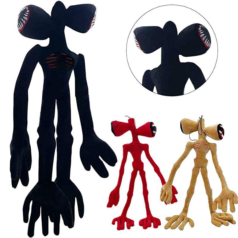 Siren 216" Head Plush Toy White Black Stuffed Plush Doll Toy Horror Character