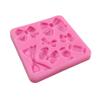 8-Cavity 3D Bow Tie Silicone Mold for Cake, Candy, and DIY Projects
