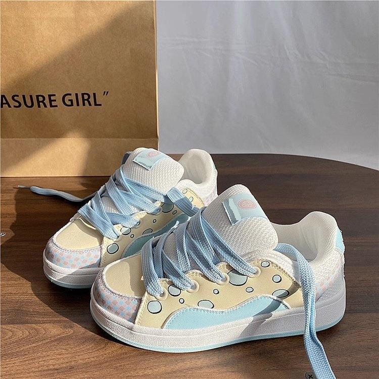 

Niche powder tide cute bread shoes women s spring new versatile sports and leisure shoes 35