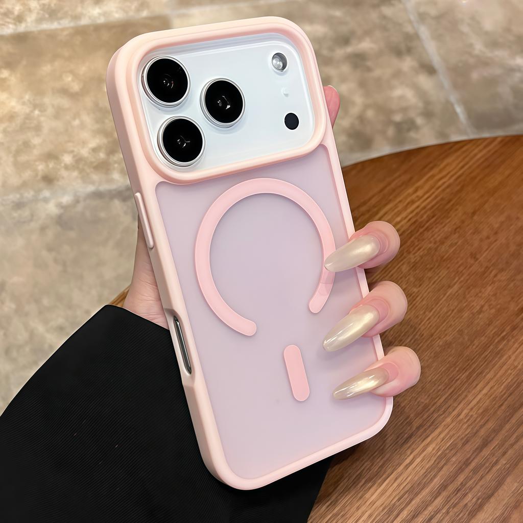 Herren Damen Schlank Matt Ultra Dünn für Magsafe Hülle für iPhone 17 Pro Max 16 15 14 13 12 11 Pro Max Air Plus Mattierte Magnetische Abdeckung