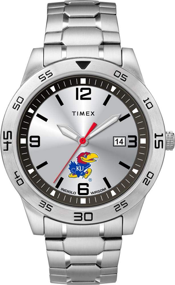 

Timex Men s Kansas Jayhawks KU Watch Citation Steel Watch