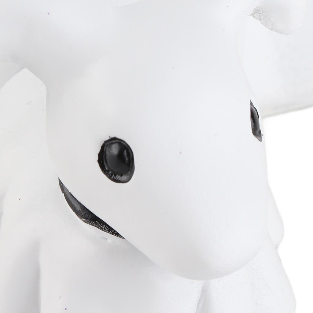 Ghost Walking Dog Statue Spooky Cute Resin Home Decoration Tabletop Ornament Ghost Dog Decor for Indoor Outdoor Use 15cm