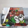 Super Soft 99 Nights In The Forest  Throw Blanket Premium Fleece Flannel Lightweight  Bed Blanket Cozy Warm Blankets All Season