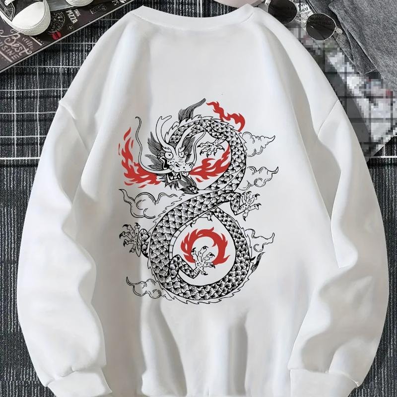 

Oversized Crew Neck Sweatshirt, Modal-Lycra Mix, Loose Cloud-Soft Street S