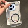Magnetic Clear Phone Case for OPPO Reno15 F 5G Card Insert DIY Photo Holder Soft TPU Cover