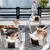 Lesure Dog Drive Pet Drive Dog Car Small Storage Bag Removable Machine Easy to Compatible with Back Seat Passenger Suitable for Small and Medium Dogs