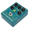 Bass Guitar Pedal Aluminium Alloy 1/4in Monophonic Input Output Bass Compression Pedal for Musician 