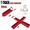 652F For 30# Chutes Woodworking T-track Connectors Track Miter Gauge Guide