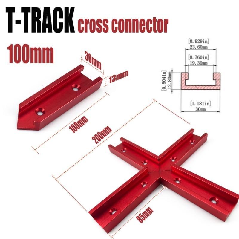 652F For 30# Chutes Woodworking T-track Connectors Track Miter Gauge Guide