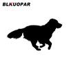BLKUOPAR Golden Retriever Dog Silhouette Car Stickers Cute Animal Decal Sunscreen Die Cut Windshield Laptop Car Goods