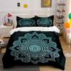 """Mandala Kunst Decoratie Set" Zachte Comfortabele Dekbedovertrek Beddengoed Set Inbegrepen 1*Dekbedovertrek & 2*Kussenslopen cadeau"""